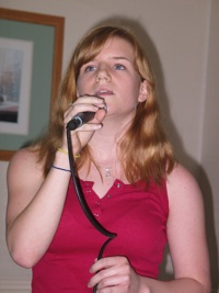Charlotte Littlehales at the Inwood Coffeehouse